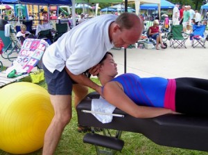 Dr. Hoffman helps teen swimmer create muscle balance